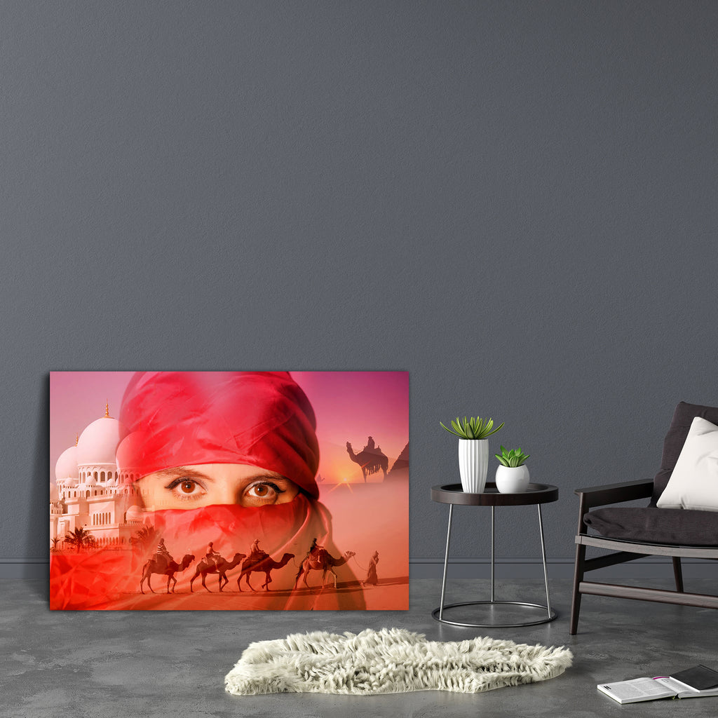 Arab Woman D1 Canvas Painting Synthetic Frame-Paintings MDF Framing-AFF_FR-IC 5002288 IC 5002288, African, Allah, Animated Cartoons, Arabic, Architecture, Art and Paintings, Asian, Black, Black and White, Caricature, Cartoons, Cities, City Views, Culture, Ethnic, Holidays, Illustrations, Islam, Landscapes, Moroccan, Mountains, Nature, Paintings, Patterns, People, Religion, Religious, Scenic, Signs, Signs and Symbols, Traditional, Tribal, World Culture, arab, woman, d1, canvas, painting, synthetic, frame, ca