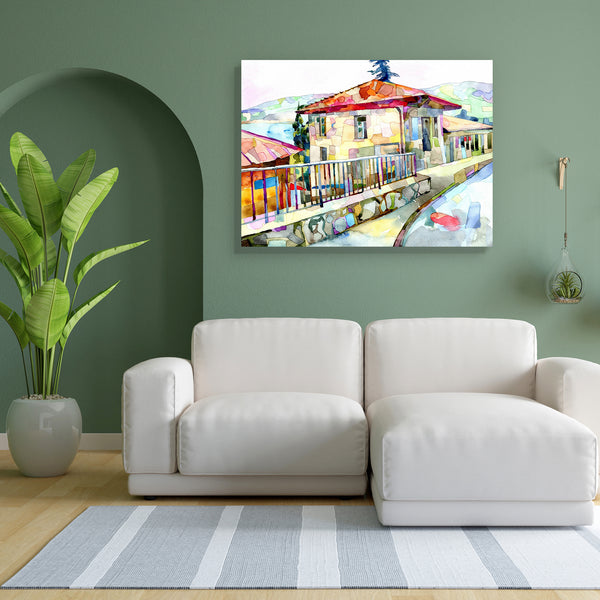 Old Street In Gurzuf Crimea Ukraine D2 Canvas Painting Synthetic Frame-Paintings MDF Framing-AFF_FR-IC 5002292 IC 5002292, Ancient, Architecture, Art and Paintings, Cities, City Views, Digital, Digital Art, Fine Art Reprint, Graphic, Historical, Illustrations, Landmarks, Medieval, Paintings, Places, Retro, Sketches, Vintage, Watercolour, old, street, in, gurzuf, crimea, ukraine, d2, canvas, painting, for, bedroom, living, room, engineered, wood, frame, antique, art, artwork, brush, building, cityscape, comp