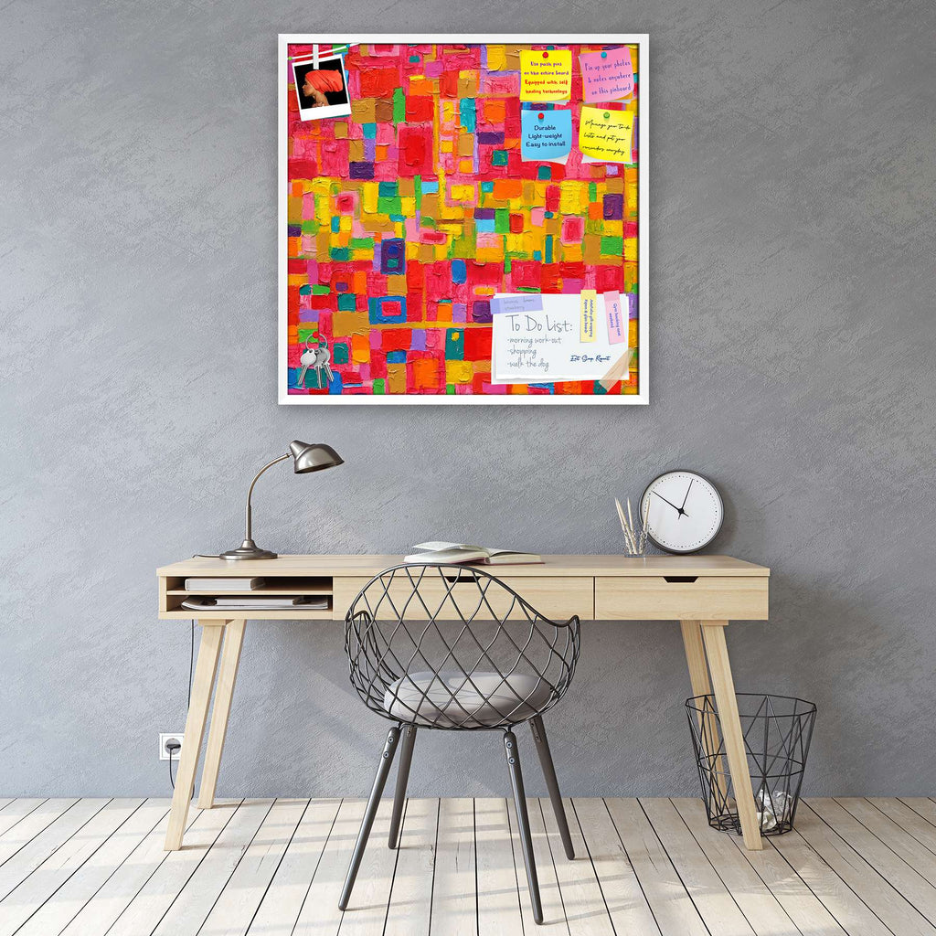 Abstract Artwork D80 Bulletin Board Notice Pin Board Soft Board | Framed - Bulletin Boards Framed - ArtzFolio.com