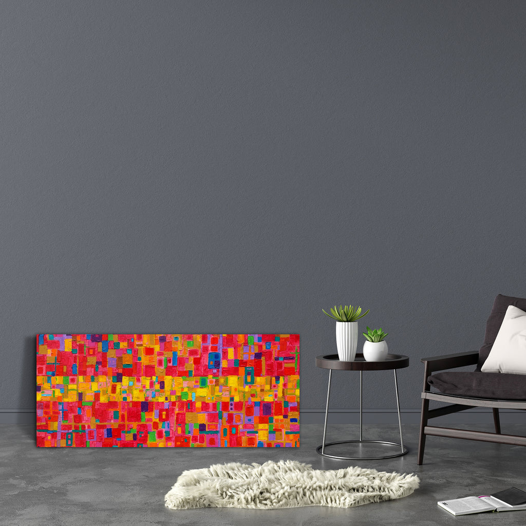 Abstract Artwork D82 Canvas Painting Synthetic Frame - Paintings MDF Framing - ArtzFolio.com