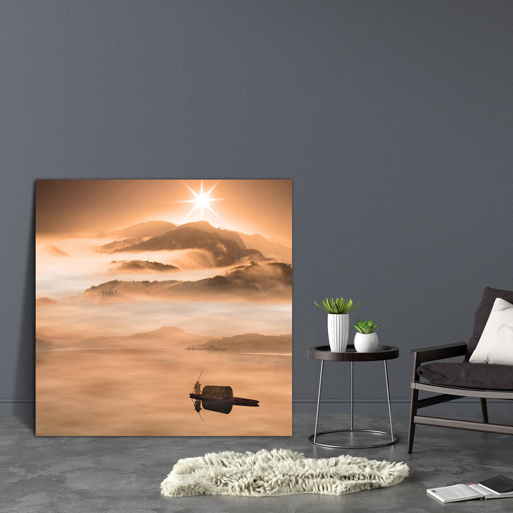 Chinese Landscape D2 Canvas Painting Synthetic Frame-Paintings MDF Framing-AFF_FR-IC 5002317 IC 5002317, Abstract Expressionism, Abstracts, Art and Paintings, Asian, Black, Black and White, Boats, Chinese, Countries, Culture, Drawing, Ethnic, God Ram, Hinduism, Landscapes, Mountains, Nature, Nautical, Paintings, Panorama, Scenic, Seasons, Semi Abstract, Signs, Signs and Symbols, Traditional, Tribal, White, Wooden, World Culture, landscape, d2, canvas, painting, synthetic, frame, abstract, art, artistic, asi