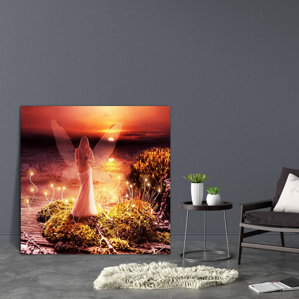 Fairy With Transparent Wings Canvas Painting Synthetic Frame-Paintings MDF Framing-AFF_FR-IC 5002321 IC 5002321, Fantasy, Nature, Parents, Scenic, Seasons, Sunrises, Sunsets, fairy, with, transparent, wings, canvas, painting, synthetic, frame, world, fairies, witch, freedom, back, beautiful, beauty, dream, evening, fairytale, female, flashlight, girl, grass, green, island, lady, lake, light, magic, magician, morning, mystic, outdoor, pixie, plants, reflection, season, shine, silence, slim, standing, summer,