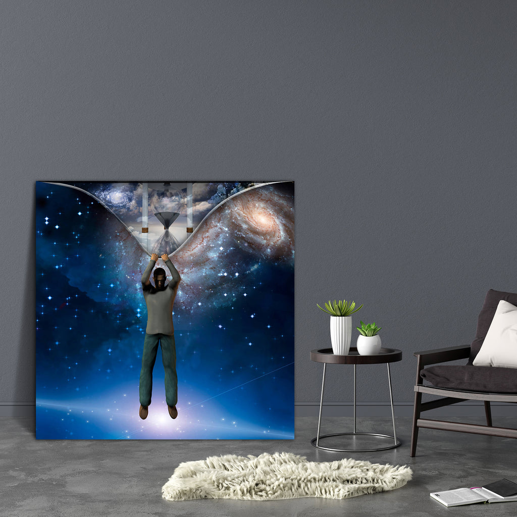 The Fabric Of Time Revealed Canvas Painting Synthetic Frame-Paintings MDF Framing-AFF_FR-IC 5002348 IC 5002348, Abstract Expressionism, Abstracts, Ancient, Art and Paintings, Astronomy, Conceptual, Cosmology, Culture, Digital, Digital Art, Ethnic, Fantasy, Geometric Abstraction, Graphic, Historical, Icons, Illustrations, Medieval, Nature, Religion, Religious, Scenic, Semi Abstract, Signs, Signs and Symbols, Space, Spiritual, Stars, Surrealism, Symbols, Traditional, Tribal, Vintage, World Culture, the, fabri