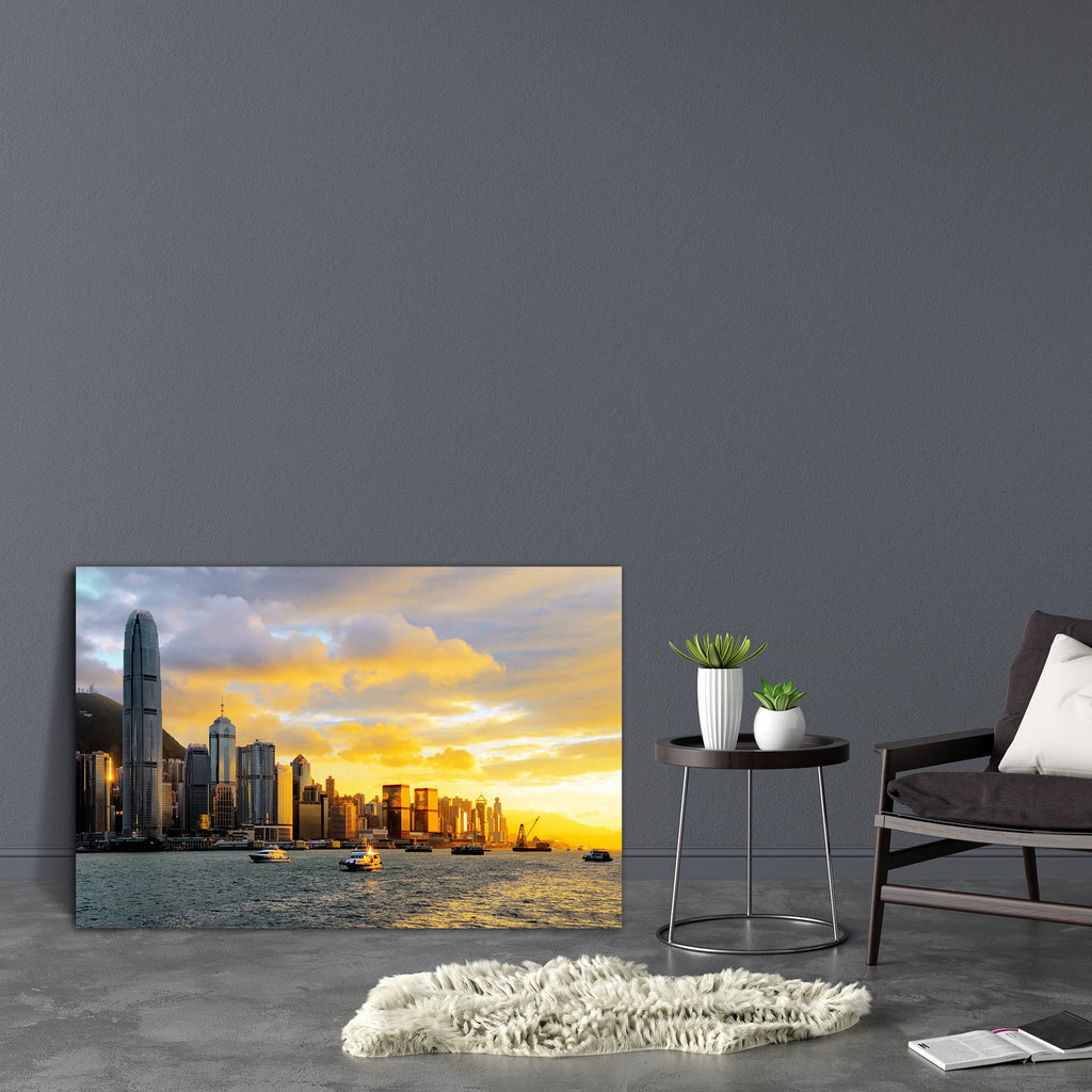 Skyline Of Hong Kong D2 Canvas Painting Synthetic Frame-Paintings MDF Framing-AFF_FR-IC 5002360 IC 5002360, Architecture, Asian, Automobiles, Business, Chinese, Cities, City Views, Culture, Ethnic, Nautical, Skylines, Sunsets, Traditional, Transportation, Travel, Tribal, Urban, Vehicles, Victorian, World Culture, skyline, of, hong, kong, d2, canvas, painting, synthetic, frame, asia, bay, building, built, central, china, city, cityscape, cloud, construction, district, dusk, exterior, famous, ferry, finance, 