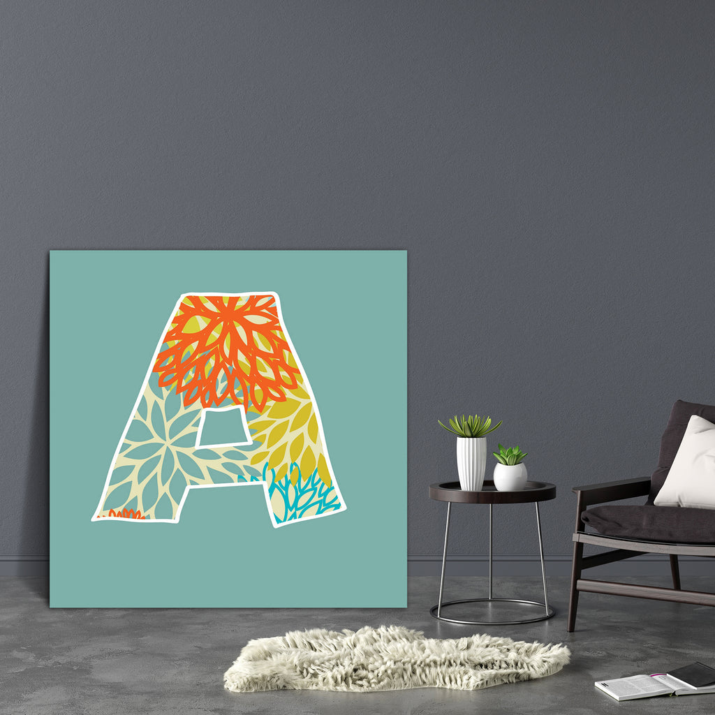 Floral Letter A Canvas Painting Synthetic Frame-Paintings MDF Framing-AFF_FR-IC 5002366 IC 5002366, Abstract Expressionism, Abstracts, Alphabets, Ancient, Art and Paintings, Botanical, Calligraphy, Digital, Digital Art, Drawing, Floral, Flowers, Graphic, Historical, Illustrations, Medieval, Modern Art, Nature, Paintings, Realism, Retro, Semi Abstract, Signs, Signs and Symbols, Sketches, Splatter, Surrealism, Text, Vintage, letter, a, canvas, painting, synthetic, frame, abc, abstract, alphabet, alphabetical,