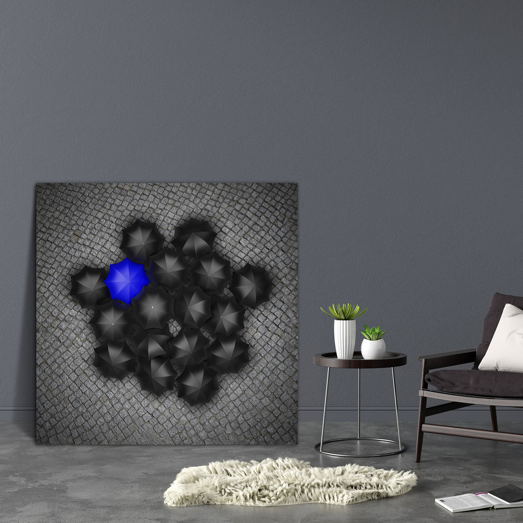 Umbrella Photo D1 Canvas Painting Synthetic Frame-Paintings MDF Framing-AFF_FR-IC 5002368 IC 5002368, Abstract Expressionism, Abstracts, Black, Black and White, Business, Circle, Marble and Stone, Semi Abstract, umbrella, photo, d1, canvas, painting, synthetic, frame, above, abstract, accessory, background, blue, brick, community, concepts, creativity, crowd, dark, different, group, high, ideas, identity, individual, individuality, leader, leadership, many, multiple, nobody, one, parasol, paved, personal, p