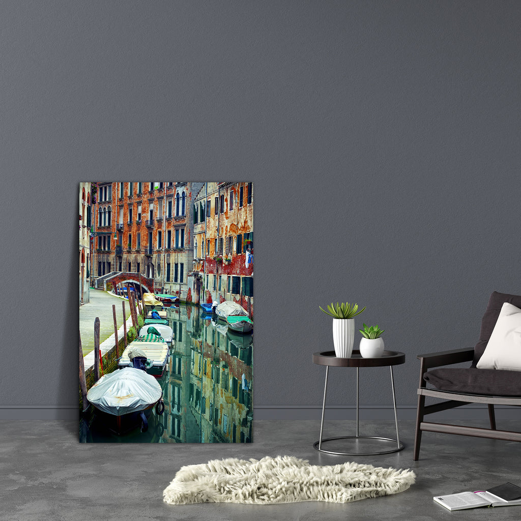 Venetian Canal Venice Italy Canvas Painting Synthetic Frame-Paintings MDF Framing-AFF_FR-IC 5002380 IC 5002380, Ancient, Architecture, Art and Paintings, Automobiles, Boats, Cities, City Views, Culture, Ethnic, Historical, Holidays, Italian, Landmarks, Medieval, Nautical, Places, Retro, Sports, Traditional, Transportation, Travel, Tribal, Vehicles, Vintage, World Culture, venetian, canal, venice, italy, canvas, painting, synthetic, frame, architectural, art, artistic, boat, bridge, building, channel, city, 