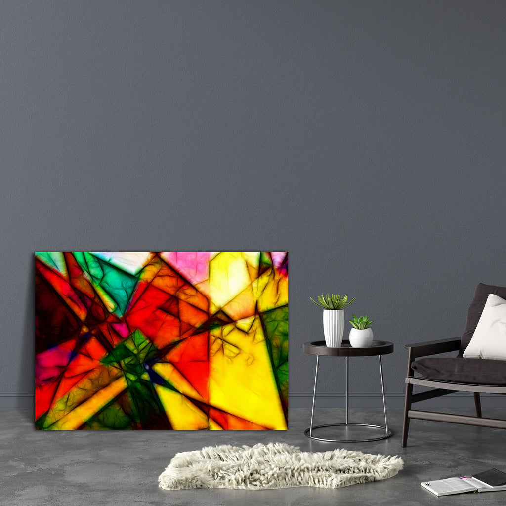 Geometric Abstract D1 Canvas Painting Synthetic Frame-Paintings MDF Framing-AFF_FR-IC 5002402 IC 5002402, Abstract Expressionism, Abstracts, Art and Paintings, Decorative, Digital, Digital Art, Geometric, Geometric Abstraction, Graphic, Illustrations, Modern Art, Paintings, Patterns, Retro, Semi Abstract, Signs, Signs and Symbols, Stripes, Triangles, abstract, d1, canvas, painting, synthetic, frame, abstraction, art, artistic, artwork, backdrop, background, backgrounds, color, colorful, colors, composition,