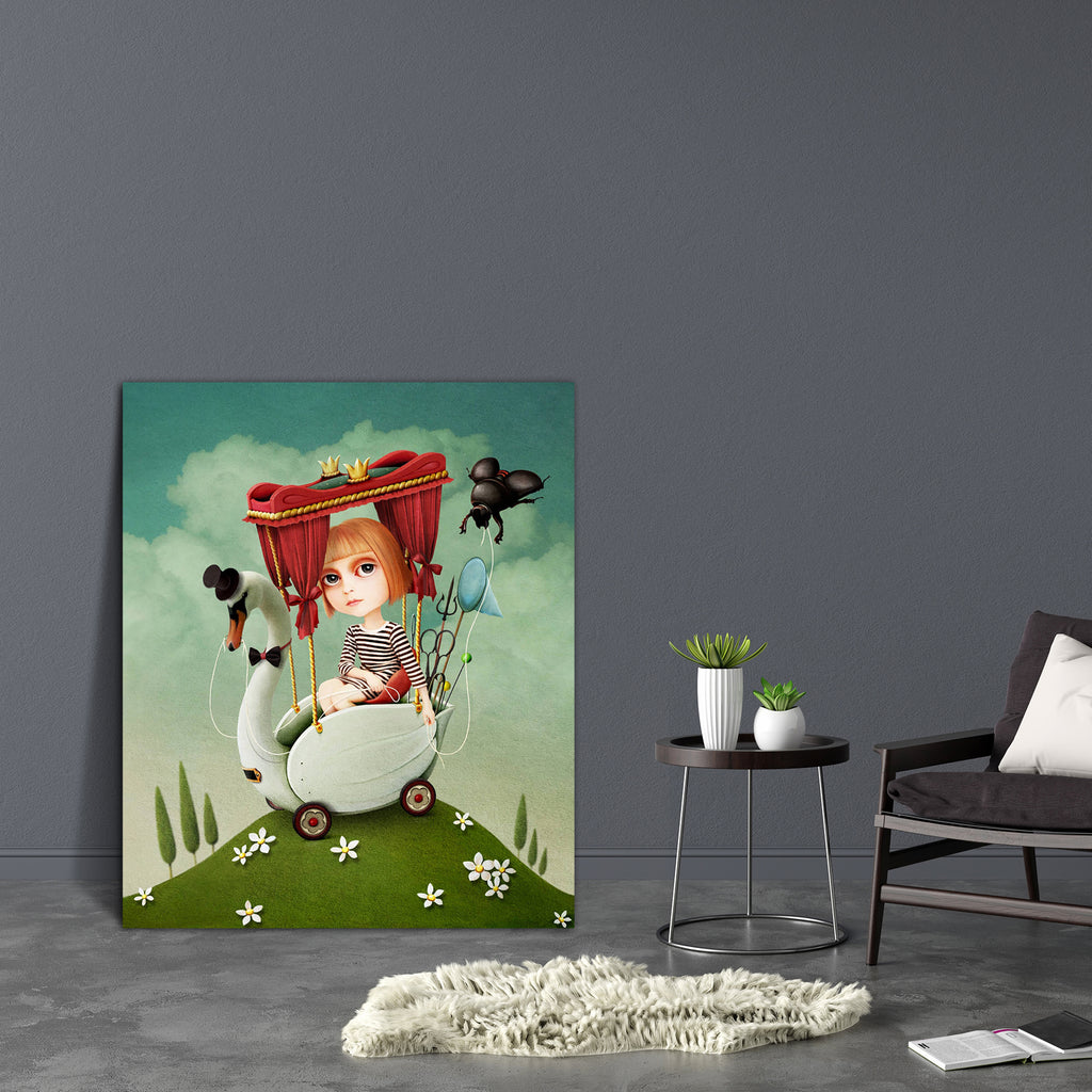 Girl Travels On Swan Canvas Painting Synthetic Frame-Paintings MDF Framing-AFF_FR-IC 5002404 IC 5002404, Animals, Art and Paintings, Automobiles, Birds, Botanical, Conceptual, Drawing, Floral, Flowers, Illustrations, Mountains, Nature, Paintings, Pets, Scenic, Signs, Signs and Symbols, Sports, Transportation, Travel, Vehicles, girl, travels, on, swan, canvas, painting, synthetic, frame, animal, art, beetle, bird, bloom, bow, carriage, cart, catcher, cloud, concept, curtains, daisy, design, environment, fiel