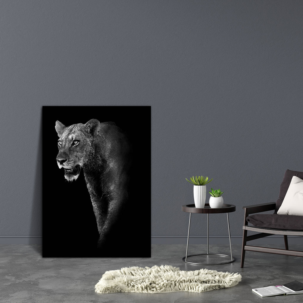 Lion D3 Canvas Painting Synthetic Frame-Paintings MDF Framing-AFF_FR-IC 5002420 IC 5002420, Animals, Art and Paintings, Nature, Pets, Scenic, Wildlife, lion, d3, canvas, painting, synthetic, frame, animal, body, part, head, and, in, the, wild, beauty, big, cat, dark, endangered, species, mammal, mane, monochrome, one, of, sadness, safari, sepia, toned, natural, world, vertebrate, artzfolio, wall decor for living room, wall frames for living room, frames for living room, wall art, canvas painting, wall frame