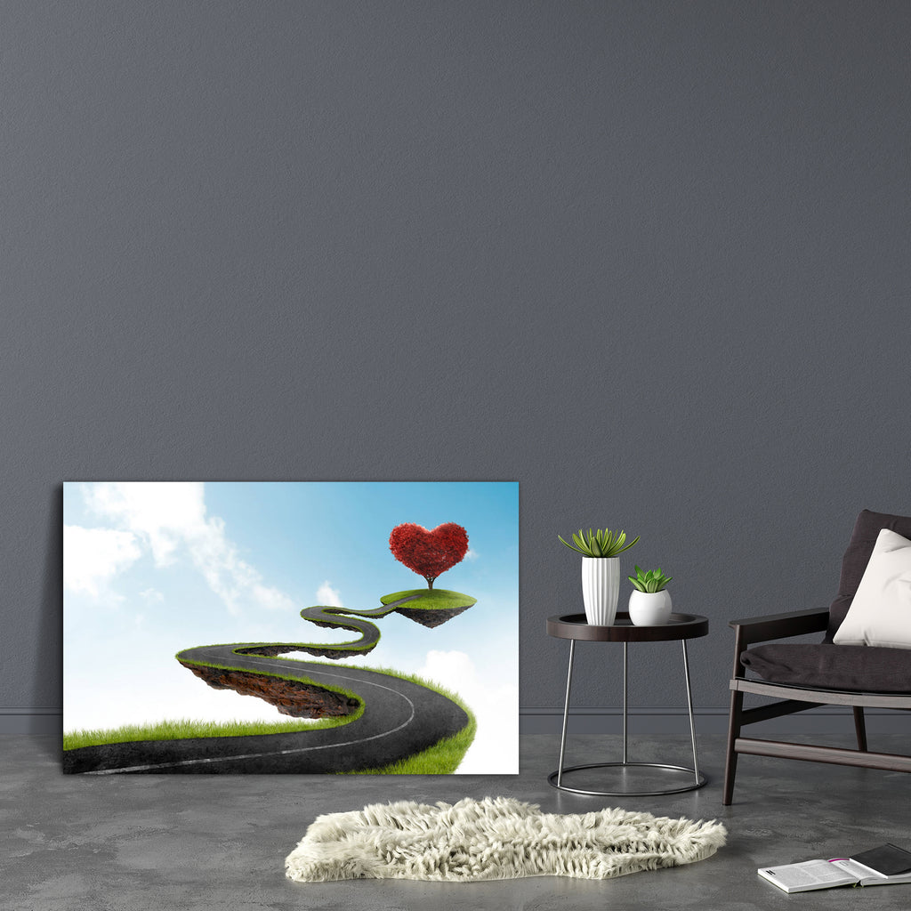 Heart Shape Tree Canvas Painting Synthetic Frame-Paintings MDF Framing-AFF_FR-IC 5002421 IC 5002421, Art and Paintings, Automobiles, Fantasy, Hearts, Illustrations, Landscapes, Love, Nature, Romance, Scenic, Surrealism, Transportation, Travel, Vehicles, heart, shape, tree, canvas, painting, synthetic, frame, way, alone, away, clear, clouds, concept, ecology, field, garden, grass, green, ground, heaven, illustration, imagination, island, isolated, landscape, meadow, peace, plant, road, route, silence, sky, s
