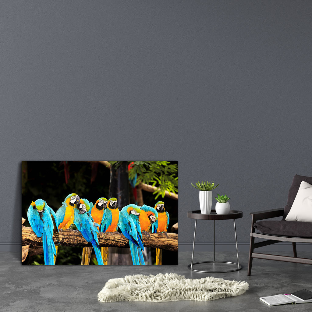 Macaw Birds Canvas Painting Synthetic Frame-Paintings MDF Framing-AFF_FR-IC 5002430 IC 5002430, Animals, Birds, Individuals, Love, Nature, Pets, Portraits, Romance, Scenic, Tropical, Wildlife, macaw, canvas, painting, synthetic, frame, action, animal, ara, avian, aviary, beak, beautiful, bird, blue, bright, closeup, color, colorful, colour, couple, cute, exotic, eye, fauna, feather, forest, green, jungle, life, natural, park, parrot, pet, photo, plant, portrait, pretty, stand, tree, tropics, vibrant, vivid,