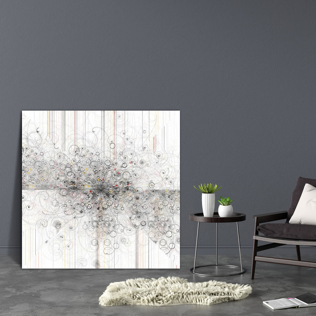 Abstract Artwork D83 Canvas Painting Synthetic Frame - Paintings MDF Framing - ArtzFolio.com