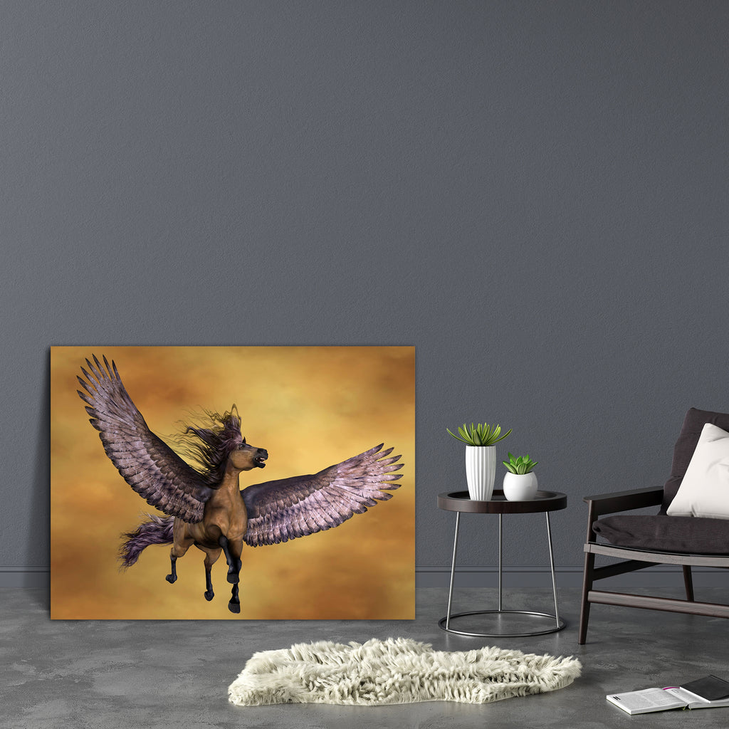 Gruella Pegasus Canvas Painting Synthetic Frame-Paintings MDF Framing-AFF_FR-IC 5002450 IC 5002450, Animals, Fantasy, Illustrations, gruella, pegasus, canvas, painting, synthetic, frame, animal, beast, beautiful, beauty, brute, charger, creature, divine, equine, fable, fairytale, flight, flying, foal, folklore, horse, illustration, image, magic, mare, mount, myth, mythology, picture, stallion, steed, wild, winged, wings, artzfolio, wall decor for living room, wall frames for living room, frames for living r