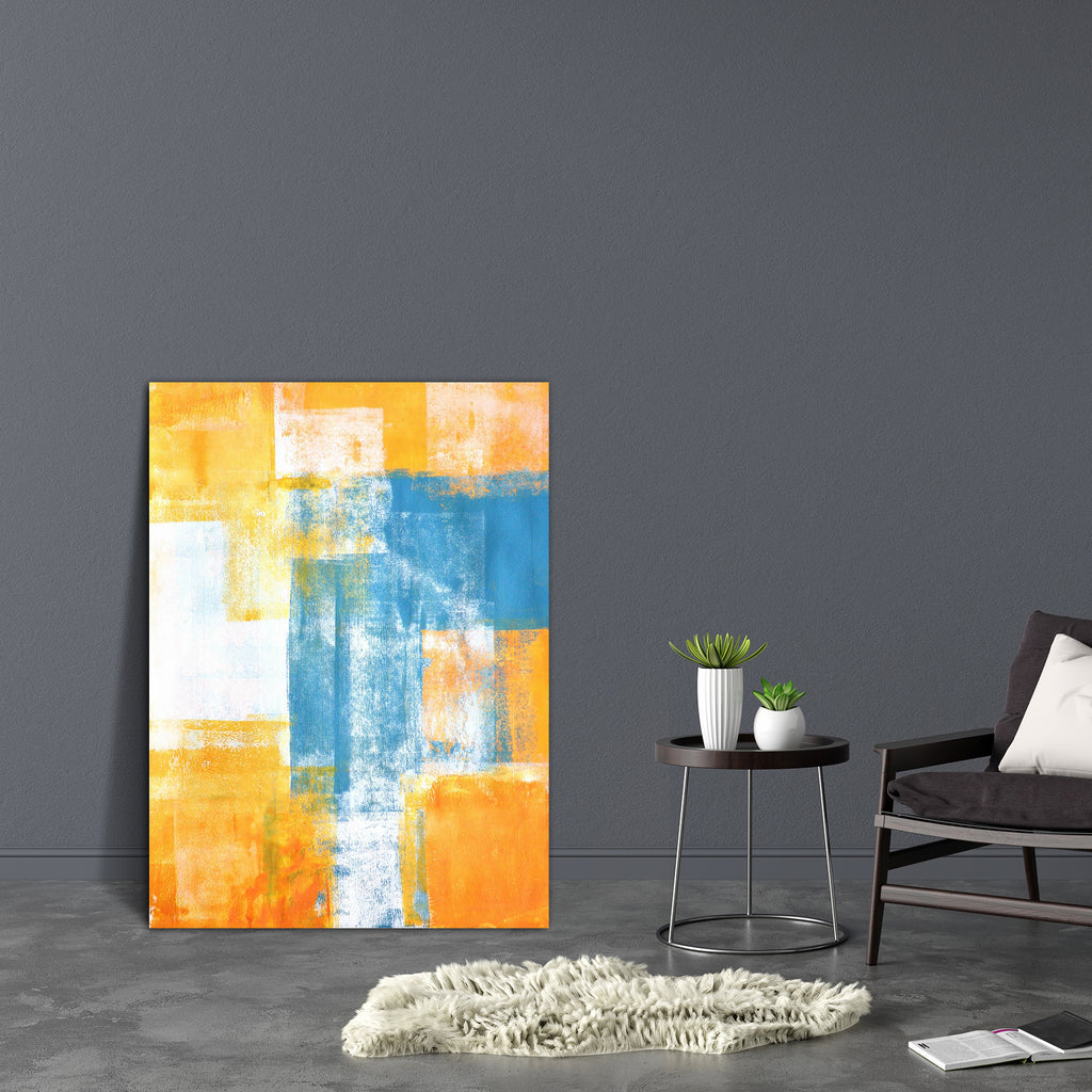 Abstract Artwork D90 Canvas Painting Synthetic Frame - Paintings MDF Framing - ArtzFolio.com