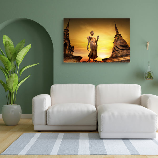 Ancient Buddha in Sukhothai Park Thailand Canvas Painting Synthetic Frame-Paintings MDF Framing-AFF_FR-IC 5002461 IC 5002461, Ancient, Architecture, Asian, Automobiles, Buddhism, Culture, Ethnic, God Buddha, Historical, Landmarks, Medieval, Places, Religion, Religious, Traditional, Transportation, Travel, Tribal, Tropical, Vehicles, Vintage, World Culture, buddha, in, sukhothai, park, thailand, canvas, painting, for, bedroom, living, room, engineered, wood, frame, aged, aging, amazing, antique, asia, attrac