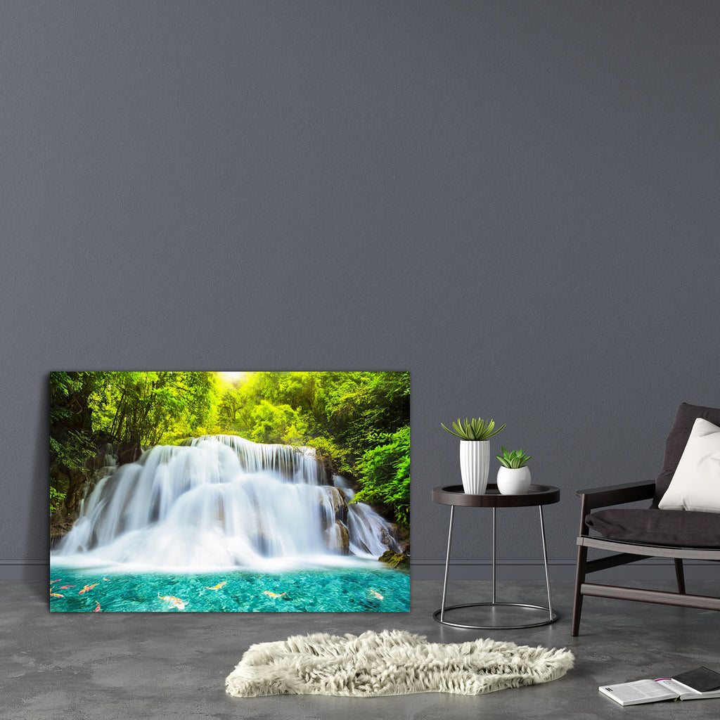 Huai Mae Kamin Waterfall In Kanchanaburi Thailand Canvas Painting Synthetic Frame-Paintings MDF Framing-AFF_FR-IC 5002465 IC 5002465, Art and Paintings, Automobiles, Botanical, Fantasy, Floral, Flowers, God Ram, Hinduism, Landscapes, Nature, Panorama, Scenic, Sunrises, Sunsets, Transportation, Travel, Vehicles, huai, mae, kamin, waterfall, in, kanchanaburi, thailand, canvas, painting, synthetic, frame, waterfalls, rainforest, forest, cascade, landscape, art, autumn, background, bangkok, beautiful, blue, col