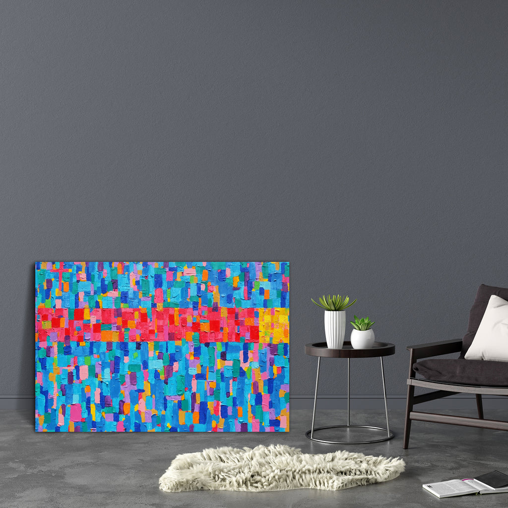 Abstract Artwork D91 Canvas Painting Synthetic Frame - Paintings MDF Framing - ArtzFolio.com