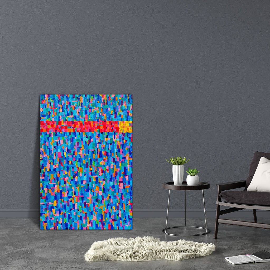 Abstract Artwork D92 Canvas Painting Synthetic Frame - Paintings MDF Framing - ArtzFolio.com