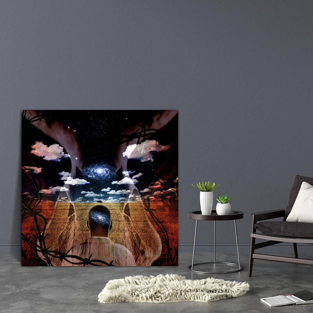 Western America Abstract With Deformed Cow Skull Canvas Painting Synthetic Frame-Paintings MDF Framing-AFF_FR-IC 5002515 IC 5002515, Abstract Expressionism, Abstracts, American, Art and Paintings, Astronomy, Conceptual, Cosmology, Figurative, Nature, Realism, Religion, Religious, Scenic, Semi Abstract, Space, Spiritual, Stars, Surrealism, western, america, abstract, with, deformed, cow, skull, canvas, painting, synthetic, frame, allegory, art, artistic, barbed, wire, believe, clock, cloud, concentrate, conc