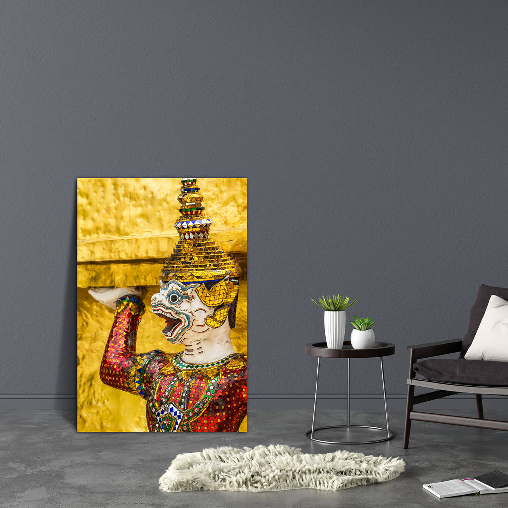 Giant Face In Grand Palace Thailand Canvas Painting Synthetic Frame-Paintings MDF Framing-AFF_FR-IC 5002532 IC 5002532, Ancient, Architecture, Art and Paintings, Asian, Culture, Ethnic, Historical, Medieval, Religion, Religious, Spiritual, Traditional, Tribal, Vintage, World Culture, giant, face, in, grand, palace, thailand, canvas, painting, synthetic, frame, art, asia, bangkok, east, famous, god, historic, history, pray, prayer, sacred, sculpture, shrine, siam, soldier, spirituality, temple, thai, wat, wo