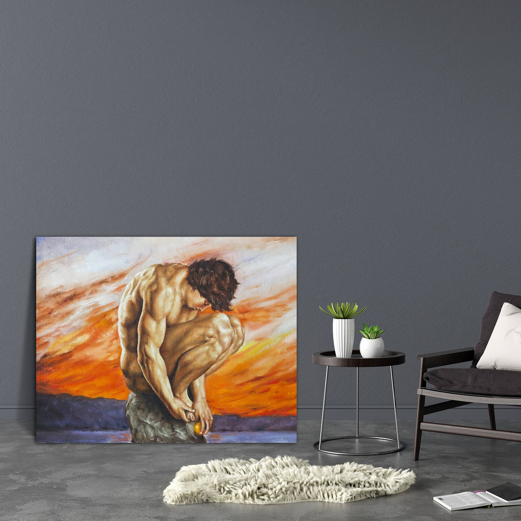 Boy Who Crouches Canvas Painting Synthetic Frame-Paintings MDF Framing-AFF_FR-IC 5002534 IC 5002534, Art and Paintings, Hobbies, Paintings, People, boy, who, crouches, canvas, painting, synthetic, frame, oil, art, artist, brush, color, colors, easel, hobby, indoors, man, paint, painter, palette, talent, artzfolio, wall decor for living room, wall frames for living room, frames for living room, wall art, canvas painting, wall frame, scenery, panting, paintings for living room, framed wall art, wall painting,