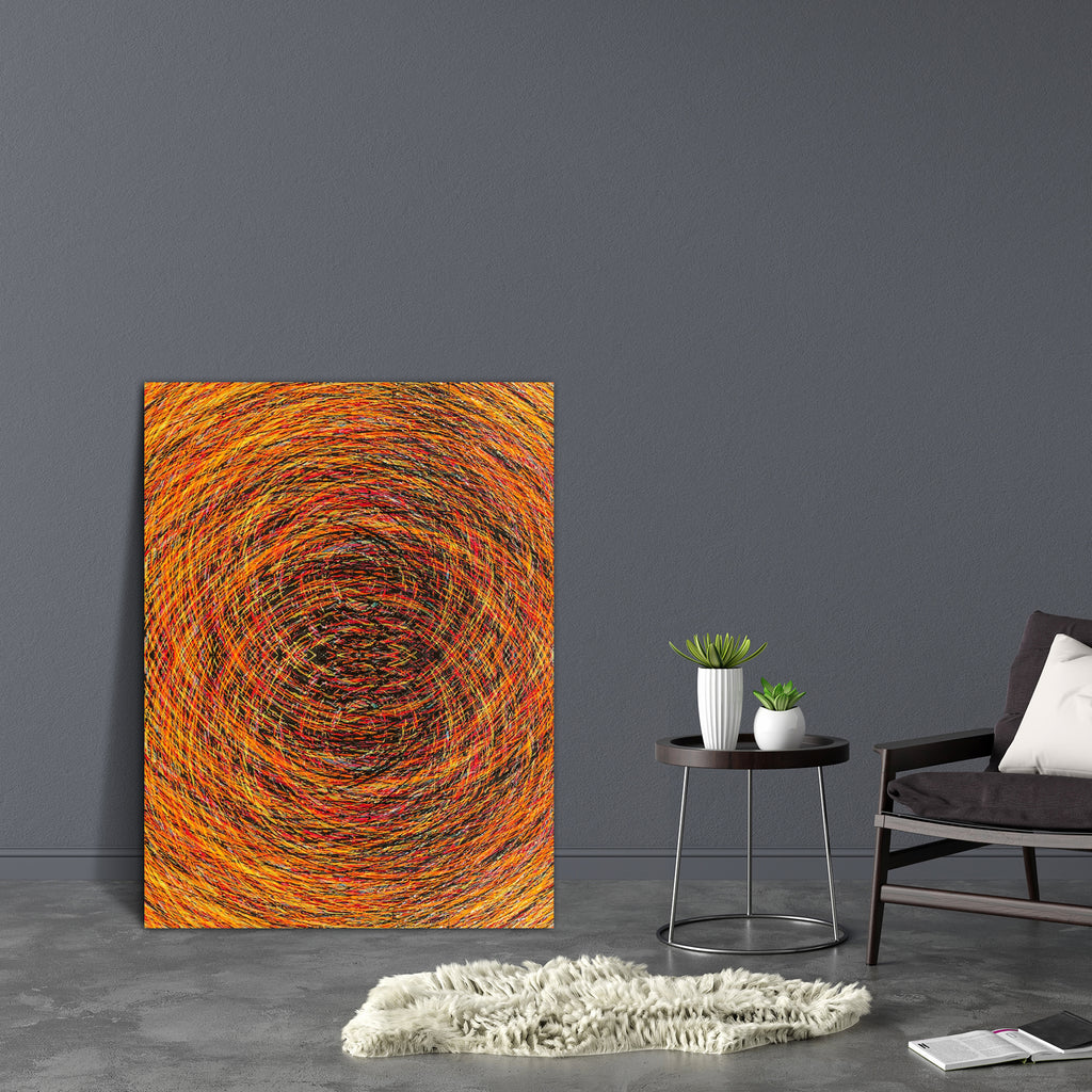 Abstract Stripe D1 Canvas Painting Synthetic Frame - Paintings MDF Framing - ArtzFolio.com