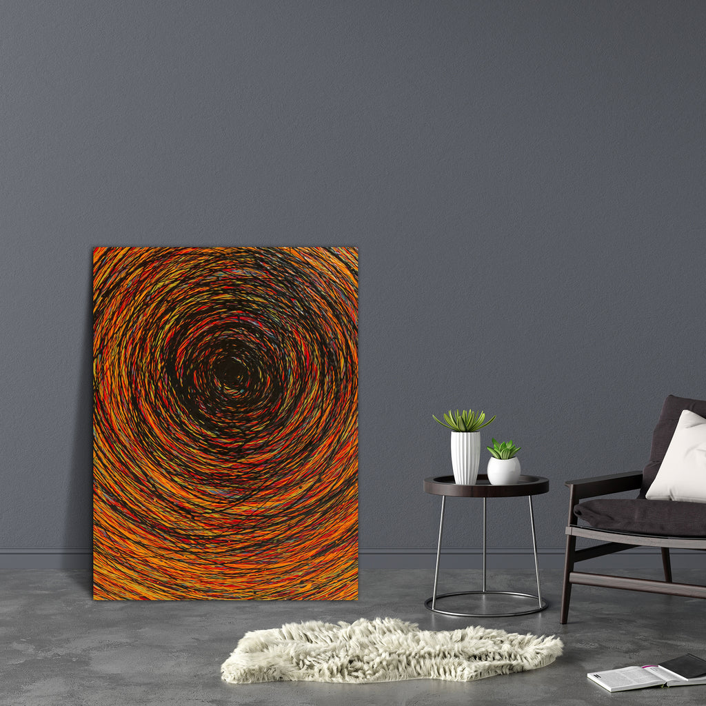 Abstract Stripe D2 Canvas Painting Synthetic Frame - Paintings MDF Framing - ArtzFolio.com