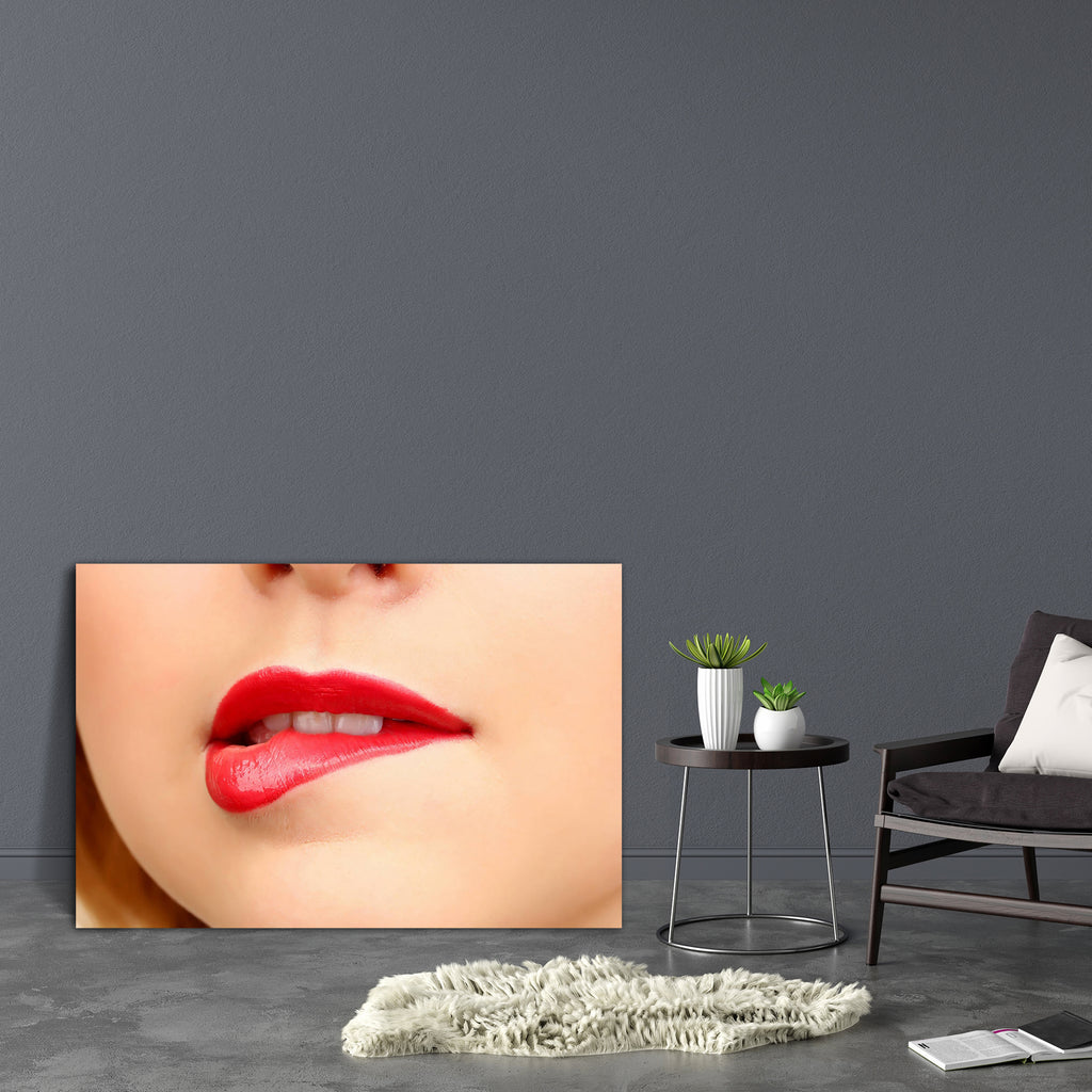 Red Gloss Lips Canvas Painting Synthetic Frame-Paintings MDF Framing-AFF_FR-IC 5002571 IC 5002571, Fashion, Love, Romance, red, gloss, lips, canvas, painting, synthetic, frame, hot, kiss, desire, allure, appeal, beautiful, beauty, bright, close, closeup, coral, cosmetics, face, female, femininity, girl, glamor, glamour, glossy, lipstick, make, model, mouth, passion, pose, shiny, skin, temptation, up, valentine, woman, artzfolio, wall decor for living room, wall frames for living room, frames for living room