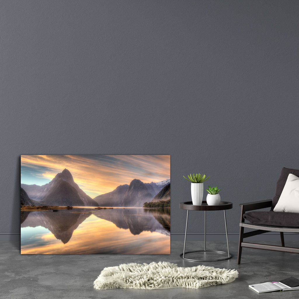 Mountain Glacier At Milford Sound New Zealand Canvas Painting Synthetic Frame-Paintings MDF Framing-AFF_FR-IC 5002573 IC 5002573, Landmarks, Landscapes, Marble and Stone, Mountains, Nature, Places, Scenic, Sunsets, mountain, glacier, at, milford, sound, new, zealand, canvas, painting, synthetic, frame, waterfall, landscape, waterfalls, cascade, background, bay, beautiful, blue, calm, clear, cloud, daylight, environment, green, hill, image, island, lake, landmark, moss, mossy, national, ocean, peace, peak, p