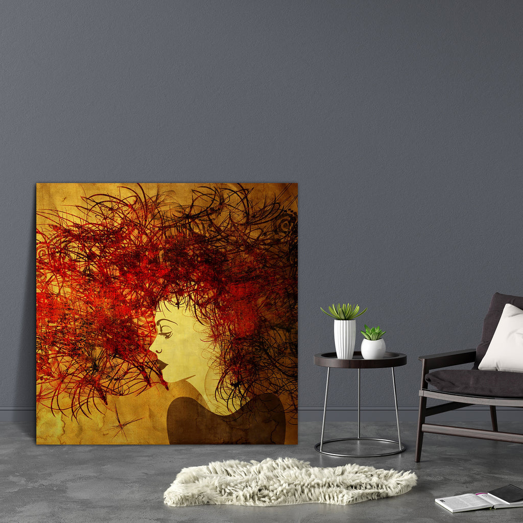 Girl Portrait D7 Canvas Painting Synthetic Frame-Paintings MDF Framing-AFF_FR-IC 5002592 IC 5002592, Ancient, Art and Paintings, Calligraphy, Digital, Digital Art, Drawing, Fashion, Graphic, Historical, Individuals, Medieval, Paintings, People, Portraits, Retro, Seasons, Sketches, Vintage, Watercolour, girl, portrait, d7, canvas, painting, synthetic, frame, red, hair, art, artwork, autumn, background, beautiful, beauty, card, contour, creative, curly, dreams, eye, face, female, fine, glamour, grunge, haircu