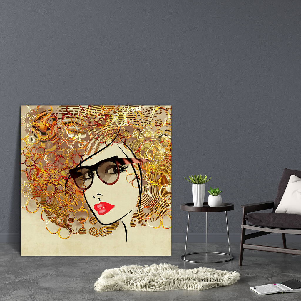 Girl Portrait D8 Canvas Painting Synthetic Frame-Paintings MDF Framing-AFF_FR-IC 5002593 IC 5002593, Ancient, Art and Paintings, Botanical, Calligraphy, Digital, Digital Art, Drawing, Fashion, Floral, Flowers, Graphic, Historical, Individuals, Medieval, Nature, Paintings, People, Portraits, Retro, Seasons, Sketches, Vintage, Watercolour, girl, portrait, d8, canvas, painting, synthetic, frame, art, artwork, autumn, background, beautiful, beauty, card, contour, curly, hair, dreams, eye, eyeglasses, face, fema