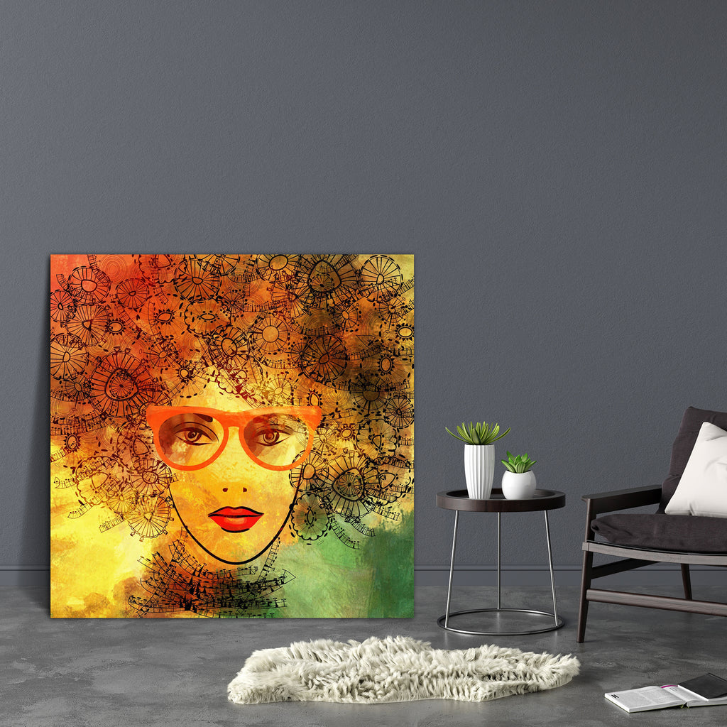 Girl Portrait D10 Canvas Painting Synthetic Frame-Paintings MDF Framing-AFF_FR-IC 5002595 IC 5002595, Ancient, Art and Paintings, Calligraphy, Digital, Digital Art, Drawing, Fashion, Graphic, Historical, Individuals, Medieval, Paintings, People, Portraits, Retro, Seasons, Sketches, Vintage, Watercolour, girl, portrait, d10, canvas, painting, synthetic, frame, art, artwork, autumn, background, beautiful, beauty, card, contour, curly, hair, dreams, eye, eyeglasses, face, female, fine, glamour, glasses, grunge