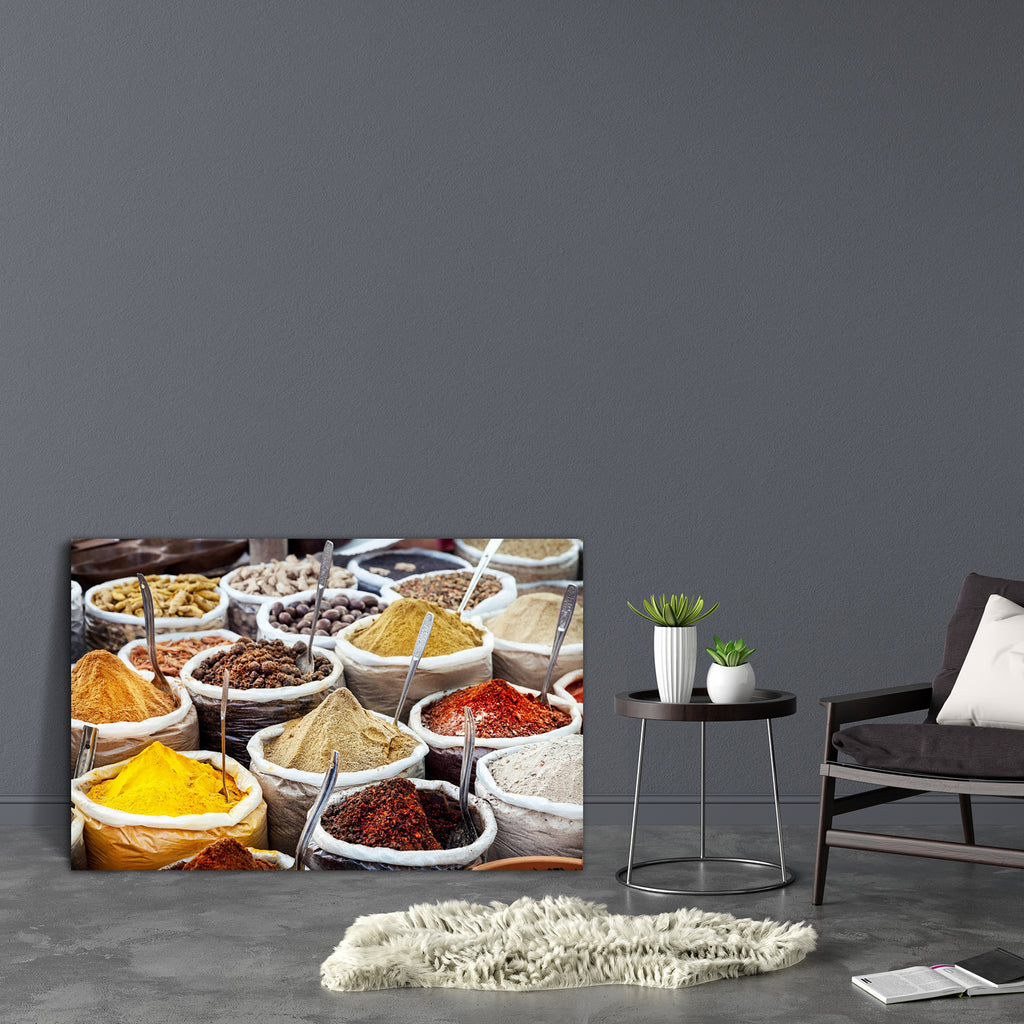 Indian Colorful Spices & Tea Canvas Painting Synthetic Frame-Paintings MDF Framing-AFF_FR-IC 5002609 IC 5002609, Asian, Black, Black and White, Cuisine, Food, Food and Beverage, Food and Drink, Fruit and Vegetable, Indian, White, colorful, spices, tea, canvas, painting, synthetic, frame, spice, india, bazaar, market, herbs, and, asia, bazar, chili, coconut, color, dry, eat, exotic, flea, ginger, goa, gourmet, green, healthy, heap, ingredient, masala, nutmeg, orange, organic, oriental, paprika, pepper, powde