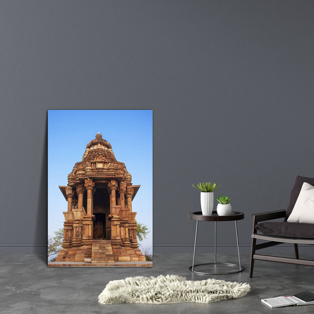 Javari Temple Khajuraho India Canvas Painting Synthetic Frame-Paintings MDF Framing-AFF_FR-IC 5002631 IC 5002631, Ancient, Architecture, Art and Paintings, Asian, Automobiles, Culture, Ethnic, God Vishnu, Health, Hinduism, Historical, Indian, Landmarks, Marble and Stone, Medieval, Places, Spiritual, Traditional, Transportation, Travel, Tribal, Vehicles, Vintage, World Culture, javari, temple, khajuraho, india, canvas, painting, synthetic, frame, arts, asia, beauty, buildings, carving, construction, dedicate