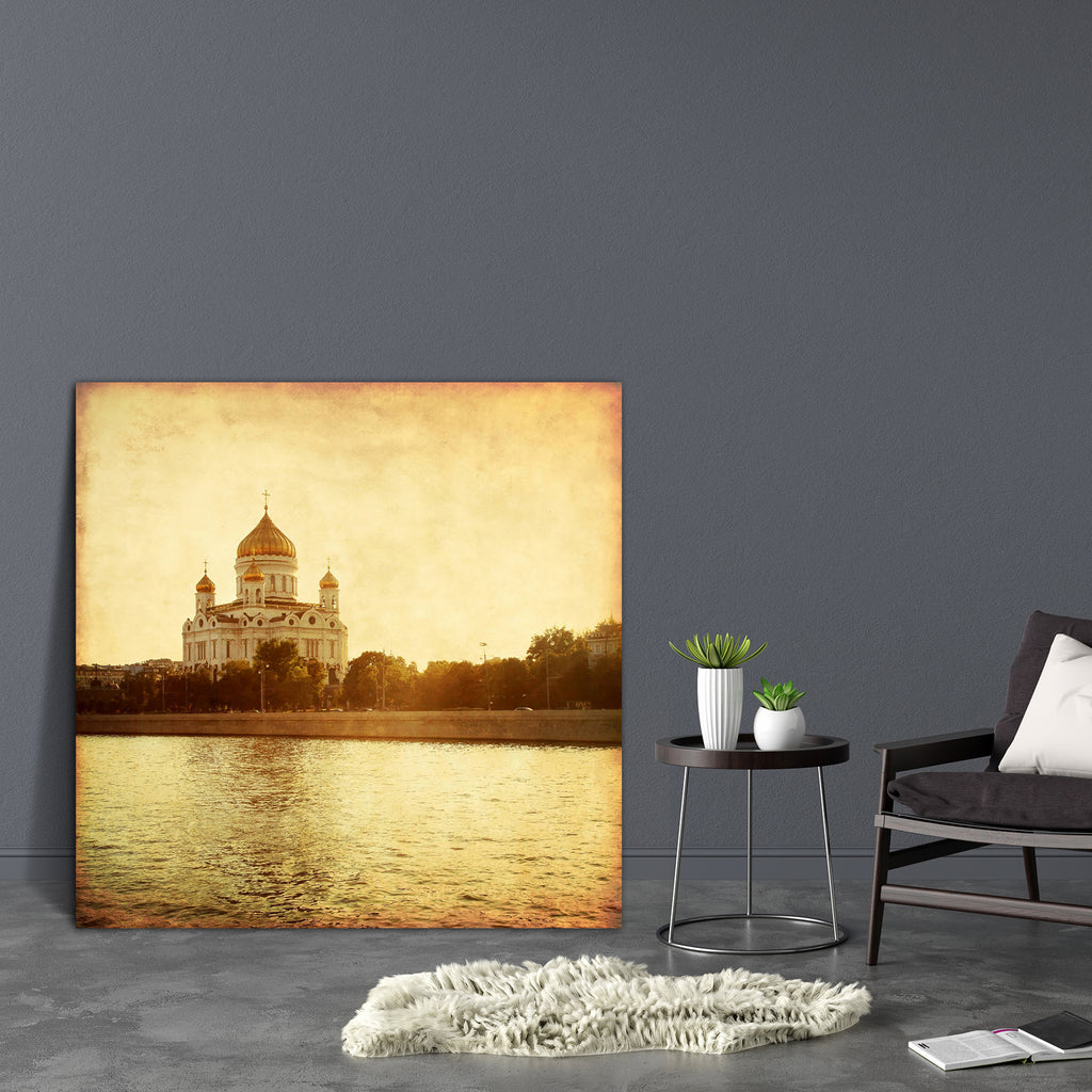 Cathedral Of Crist The Savior In Moscow, Russia Canvas Painting Synthetic Frame-Paintings MDF Framing-AFF_FR-IC 5002671 IC 5002671, Ancient, Architecture, Automobiles, Black and White, Christianity, Cities, City Views, Cross, Culture, Ethnic, Historical, Jesus, Medieval, Religion, Religious, Retro, Russian, Spiritual, Traditional, Transportation, Travel, Tribal, Urban, Vehicles, Vintage, White, World Culture, cathedral, of, crist, the, savior, in, moscow, russia, canvas, painting, synthetic, frame, basil, b
