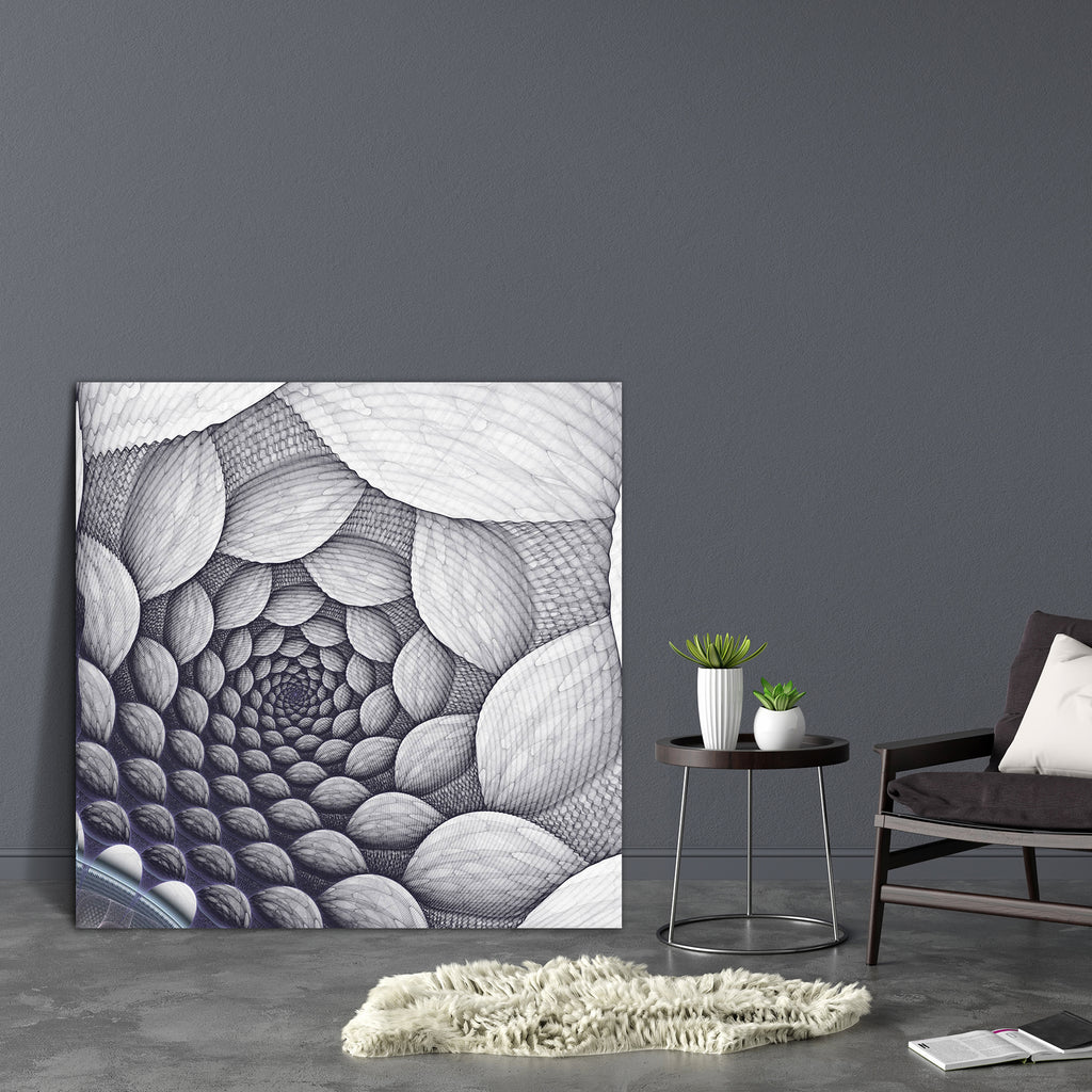 Abstract Digital Fractal Art D3 Canvas Painting Synthetic Frame - Paintings MDF Framing - ArtzFolio.com