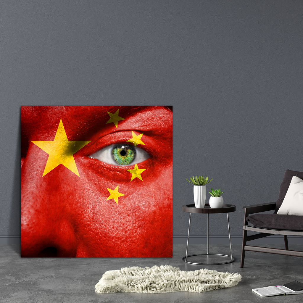 Chinese Flag Painted On A Face Canvas Painting Synthetic Frame-Paintings MDF Framing-AFF_FR-IC 5002686 IC 5002686, Art and Paintings, Chinese, Countries, Flags, Signs, Signs and Symbols, Sports, Stars, Symbols, flag, painted, on, a, face, canvas, painting, synthetic, frame, art, background, china, color, colour, country, cup, expression, eye, paint, facial, fan, fanatic, finger, five, follower, freedom, games, green, independence, independent, liberty, looking, make, up, male, man, nation, national, passion