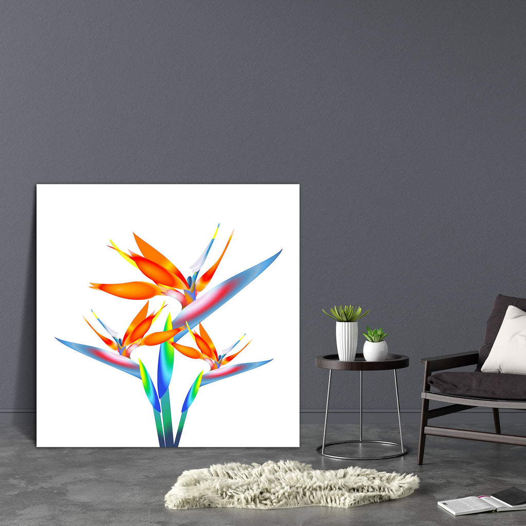 Bird Of Paradise Flower D3 Canvas Painting Synthetic Frame-Paintings MDF Framing-AFF_FR-IC 5002710 IC 5002710, African, Art and Paintings, Birds, Botanical, Culture, Digital, Digital Art, Ethnic, Floral, Flowers, Graphic, Modern Art, Nature, Scenic, Seasons, Signs, Signs and Symbols, Traditional, Tribal, Tropical, World Culture, bird, of, paradise, flower, d3, canvas, painting, synthetic, frame, africa, art, background, beautiful, bio, biology, bloom, blue, botany, branch, bright, card, color, colorful, cre