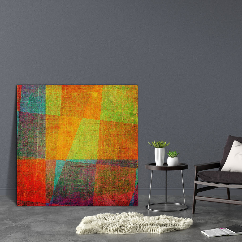 Abstract Artwork D131 Canvas Painting Synthetic Frame - Paintings MDF Framing - ArtzFolio.com