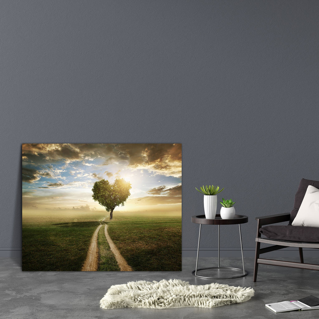 Heart Shaped Tree D1 Canvas Painting Synthetic Frame-Paintings MDF Framing-AFF_FR-IC 5002721 IC 5002721, Abstract Expressionism, Abstracts, Art and Paintings, Hearts, Landscapes, Love, Nature, Romance, Rural, Scenic, Seasons, Semi Abstract, Sunsets, Wooden, heart, shaped, tree, d1, canvas, painting, synthetic, frame, trees, shape, warm, background, coeur, land, healthy, abstract, autumn, backgrounds, beautiful, beauty, bright, brown, colorful, countryside, dusk, fall, field, foliage, garden, grass, ground, 