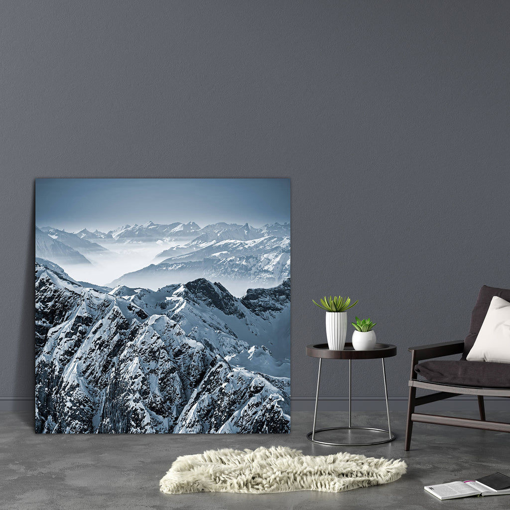 Swiss Alps View From Mount Titlis Switzerland Canvas Painting Synthetic Frame-Paintings MDF Framing-AFF_FR-IC 5002742 IC 5002742, Automobiles, Black and White, Landscapes, Mountains, Nature, Scenic, Seasons, Transportation, Travel, Vehicles, White, swiss, alps, view, from, mount, titlis, switzerland, canvas, painting, synthetic, frame, snowy, adventure, alpine, beautiful, blue, calm, climbing, cold, covered, environment, extreme, fog, glacier, harsh, high, hill, horizon, ice, icy, landscape, location, mist,
