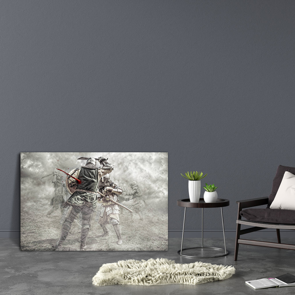 Medieval Knights Fighting In A Battle D3 Canvas Painting Synthetic Frame-Paintings MDF Framing-AFF_FR-IC 5002746 IC 5002746, Ancient, Fantasy, Historical, Illustrations, Medieval, Vintage, Metallic, knights, fighting, in, a, battle, d3, canvas, painting, synthetic, frame, knight, ages, armed, armor, armour, blood, body, clothing, conflict, crusade, fight, forces, guard, heavy, helmet, history, hurt, illustration, kill, mail, male, man, metal, middle, military, old, past, period, protection, protective, safe