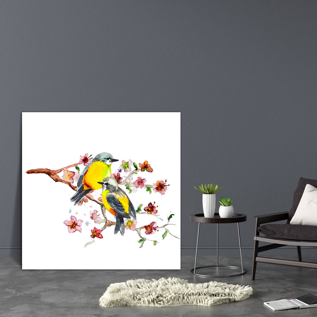 Cute Bird D3 Canvas Painting Synthetic Frame-Paintings MDF Framing-AFF_FR-IC 5002773 IC 5002773, Abstract Expressionism, Abstracts, Ancient, Animals, Art and Paintings, Birds, Black and White, Botanical, Chinese, Decorative, Digital, Digital Art, Drawing, Floral, Flowers, Graphic, Historical, Illustrations, Medieval, Nature, Paintings, Patterns, Scenic, Semi Abstract, Signs, Signs and Symbols, Sketches, Splatter, Vintage, Watercolour, White, Wildlife, cute, bird, d3, canvas, painting, synthetic, frame, wate