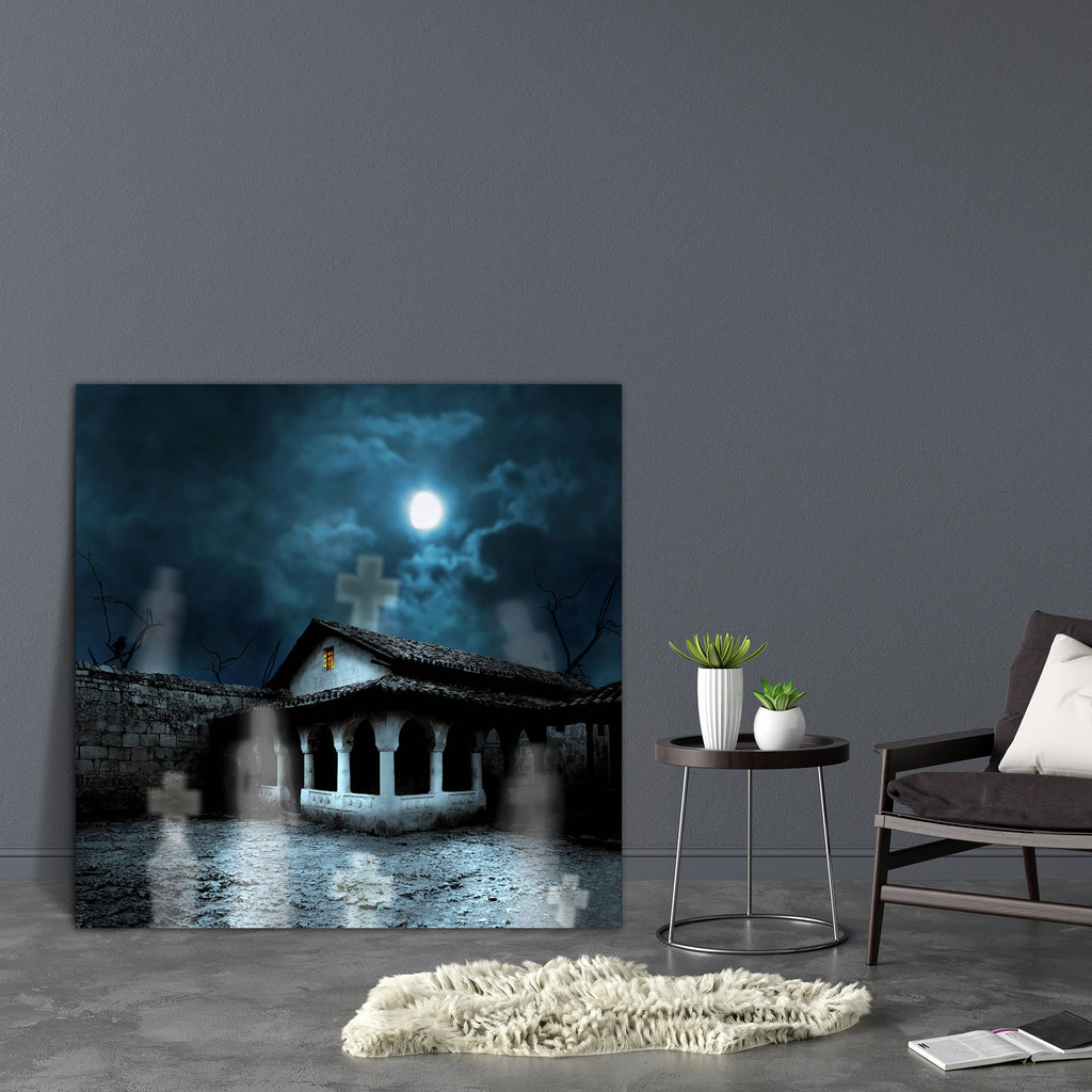 Halloween Night In The Bright Moonlight D1 Canvas Painting Synthetic Frame-Paintings MDF Framing-AFF_FR-IC 5002786 IC 5002786, Animated Cartoons, Art and Paintings, Caricature, Cartoons, Collages, Cross, Fantasy, Festivals, Festivals and Occasions, Festive, Holidays, Illustrations, Marble and Stone, Signs, Signs and Symbols, Symbols, halloween, night, in, the, bright, moonlight, d1, canvas, painting, synthetic, frame, art, autumn, background, bat, card, cartoon, celebration, cemetery, collage, creepy, dark,