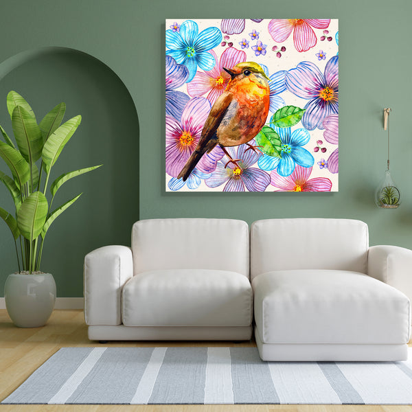 Birds & Flowers D3 Canvas Painting Synthetic Frame-Paintings MDF Framing-AFF_FR-IC 5002787 IC 5002787, Abstract Expressionism, Abstracts, Ancient, Art and Paintings, Birds, Botanical, Decorative, Digital, Digital Art, Drawing, Fashion, Floral, Flowers, Graphic, Historical, Illustrations, Japanese, Medieval, Nature, Paintings, Patterns, Retro, Scenic, Semi Abstract, Signs, Signs and Symbols, Vintage, Watercolour, d3, canvas, painting, for, bedroom, living, room, engineered, wood, frame, abstract, art, artist