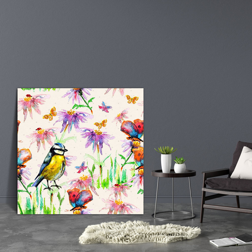 Birds & Flowers D4 Canvas Painting Synthetic Frame-Paintings MDF Framing-AFF_FR-IC 5002788 IC 5002788, Abstract Expressionism, Abstracts, Ancient, Art and Paintings, Birds, Botanical, Decorative, Digital, Digital Art, Drawing, Fashion, Floral, Flowers, Graphic, Historical, Illustrations, Japanese, Medieval, Nature, Paintings, Patterns, Retro, Scenic, Semi Abstract, Signs, Signs and Symbols, Vintage, Watercolour, d4, canvas, painting, synthetic, frame, abstract, art, artistic, artwork, background, beautiful,