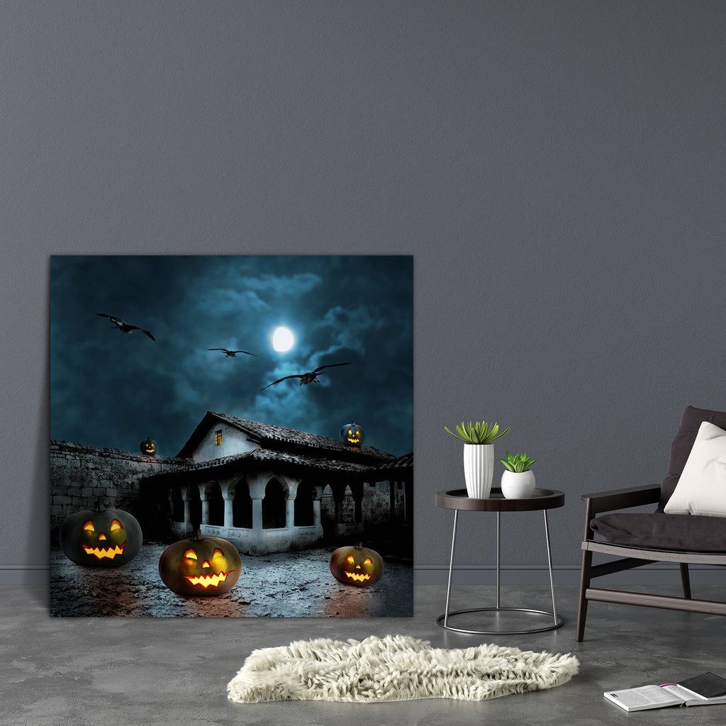 Halloween Night In The Bright Moonlight D2 Canvas Painting Synthetic Frame-Paintings MDF Framing-AFF_FR-IC 5002804 IC 5002804, Animated Cartoons, Art and Paintings, Caricature, Cartoons, Collages, Cross, Fantasy, Festivals, Festivals and Occasions, Festive, Holidays, Illustrations, Marble and Stone, Signs, Signs and Symbols, Symbols, halloween, night, in, the, bright, moonlight, d2, canvas, painting, synthetic, frame, art, autumn, background, bat, card, cartoon, celebration, cemetery, collage, creepy, dark,