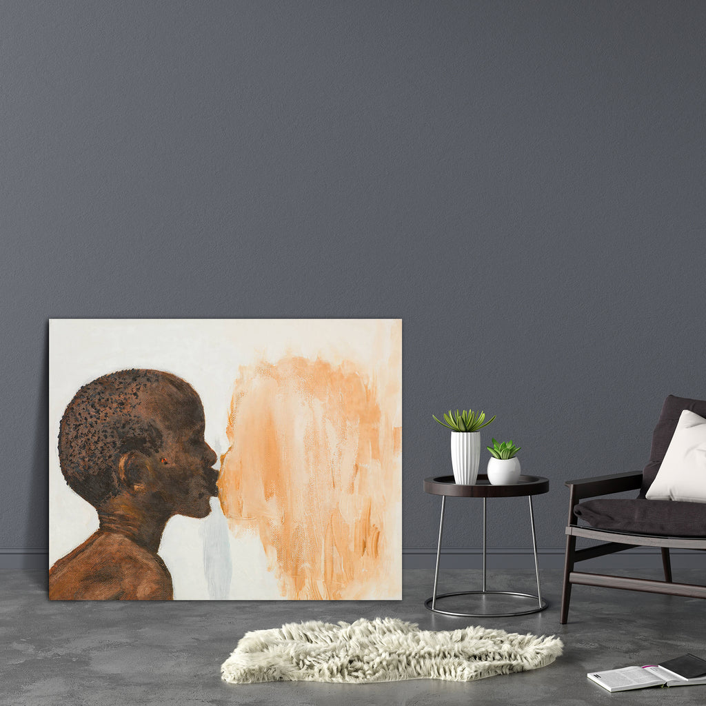African Boy Kissing A Girl Canvas Painting Synthetic Frame-Paintings MDF Framing-AFF_FR-IC 5002832 IC 5002832, African, Art and Paintings, Baby, Children, Culture, Digital, Digital Art, Drawing, Education, Ethnic, Friends, Graphic, Illustrations, Kids, Love, Paintings, Romance, Schools, Signs, Signs and Symbols, Sketches, Traditional, Tribal, Universities, World Culture, boy, kissing, a, girl, canvas, painting, synthetic, frame, acrylic, adorable, affectionate, art, boyfriend, brush, child, colorful, couple