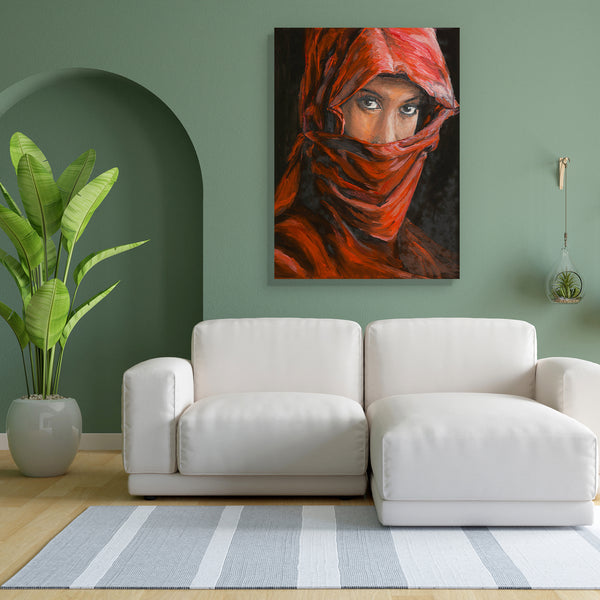 Arabic Woman Wearing A Re Hijab Canvas Painting Synthetic Frame-Paintings MDF Framing-AFF_FR-IC 5002838 IC 5002838, Adult, Allah, Arabic, Art and Paintings, Asian, Culture, Decorative, Ethnic, Eygptian, Fashion, Illustrations, Individuals, Islam, Paintings, Persian, Portraits, Religion, Religious, Signs, Signs and Symbols, Traditional, Tribal, World Culture, woman, wearing, a, re, hijab, canvas, painting, for, bedroom, living, room, engineered, wood, frame, oil, arab, arabian, art, artistic, artwork, beauti